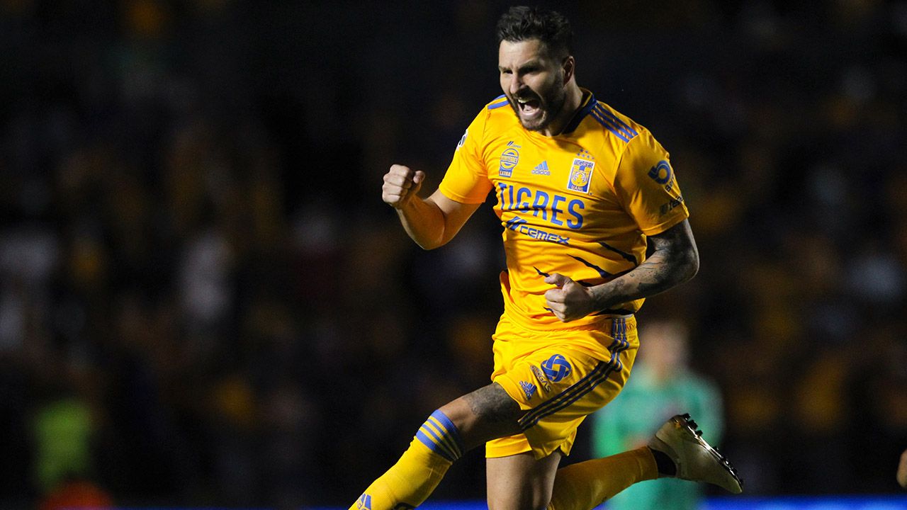 Así festejó André-Pierre Gignac el golazo con el que Tigres derrota a Chivas