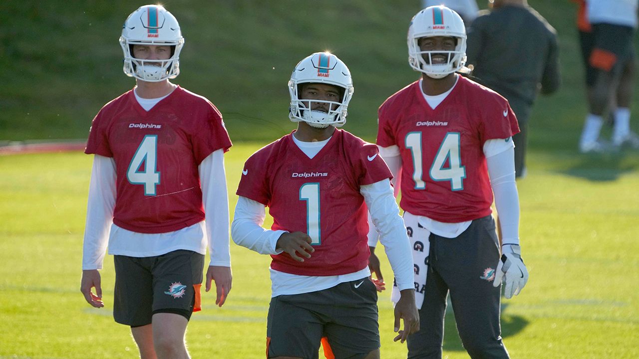 Los tres quarterbacks de los Dolphins parecen estar listos