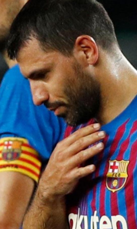 Sergio Agüero y un problema cardiaco que tiene en vilo al Barcelona