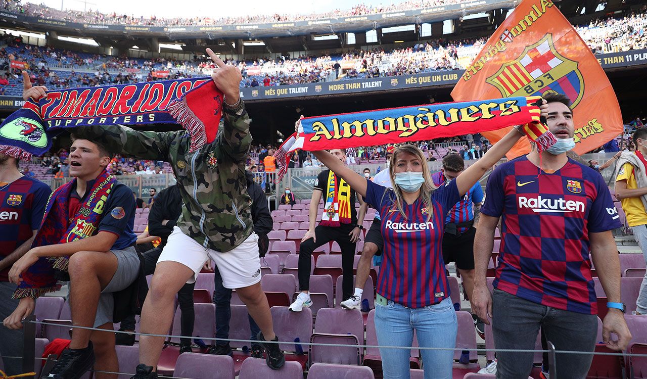 El Camp Nou es un hervidero en espera de El Clásico