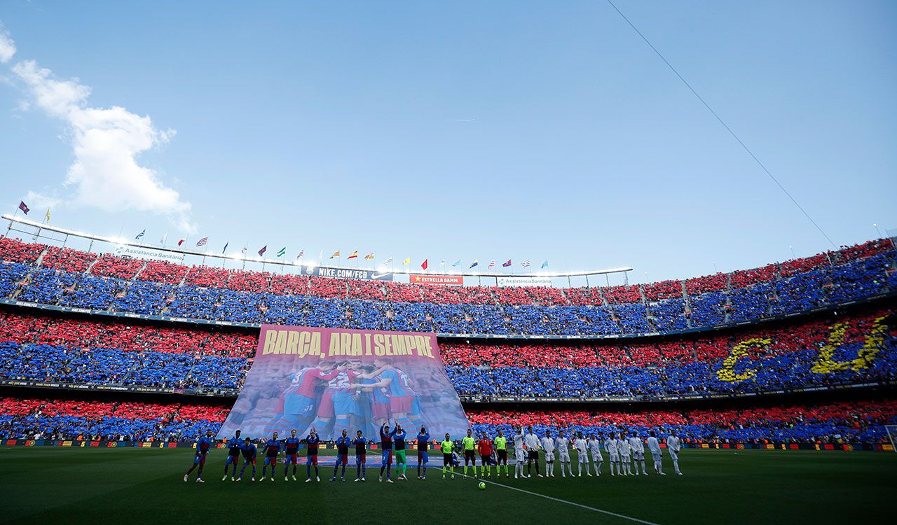 El Camp Nou es un hervidero en espera de El Clásico