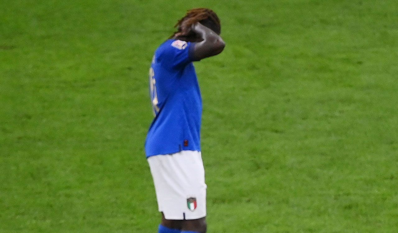 El rostro de la decepción italiana