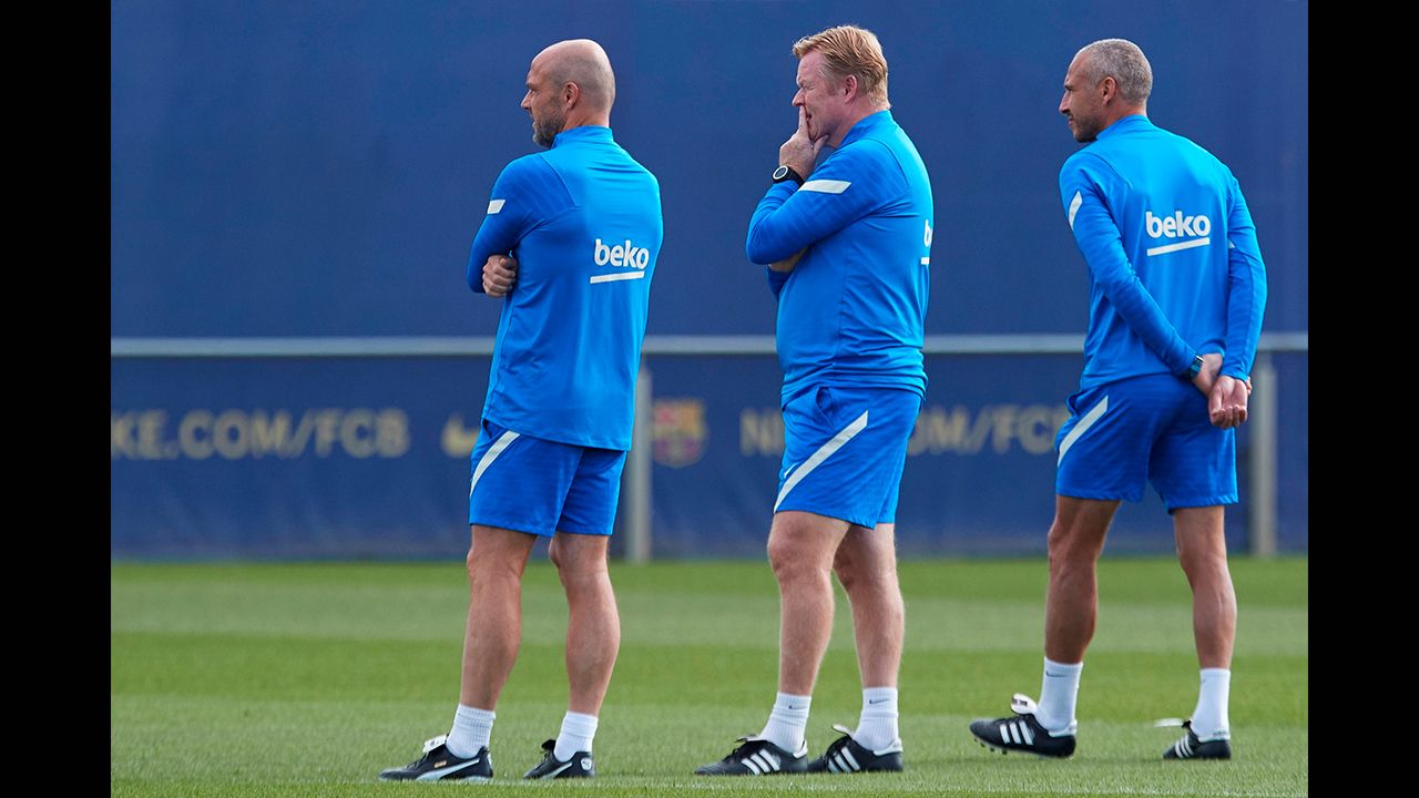 ¿El último entrenamiento de Ronald Koeman al frente del Barcelona?