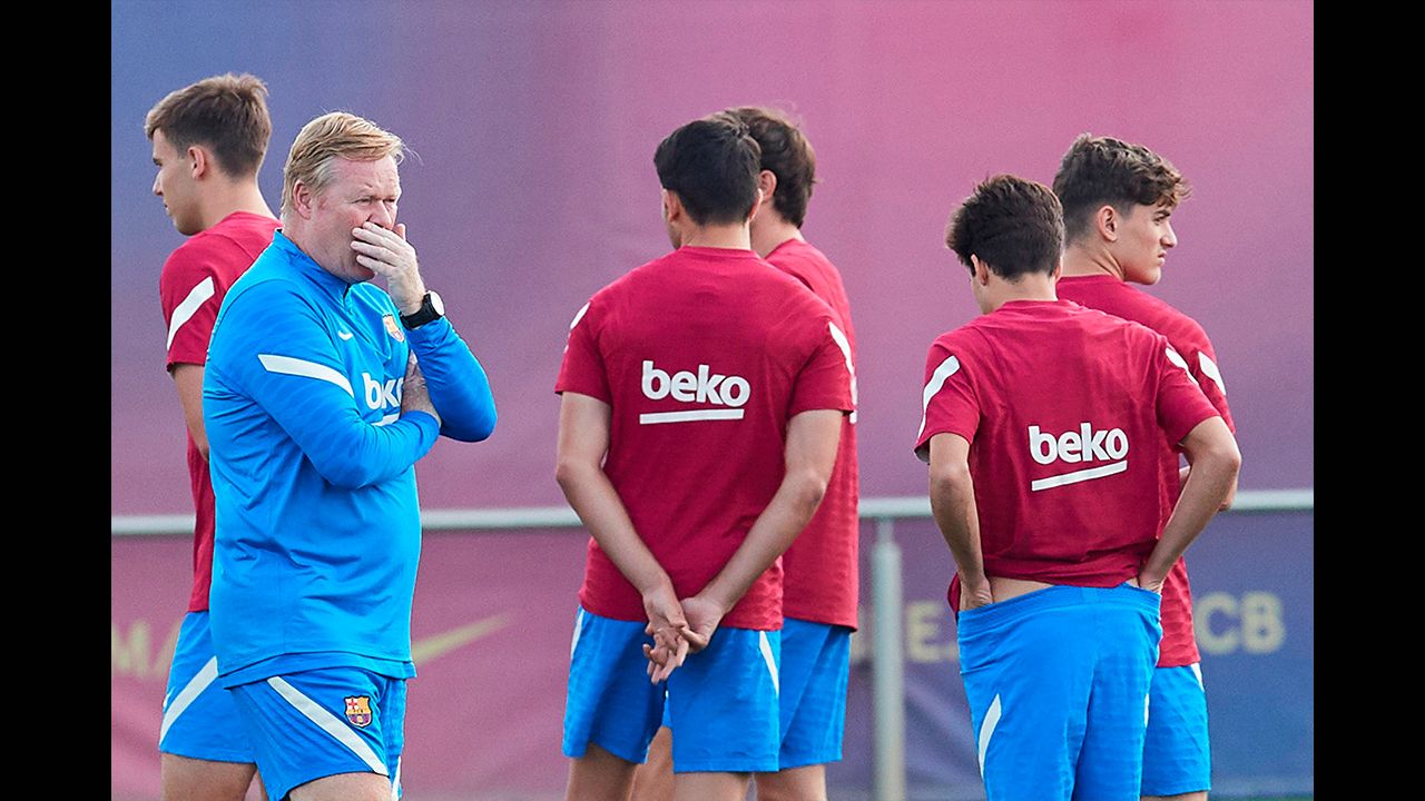 ¿El último entrenamiento de Ronald Koeman al frente del Barcelona?