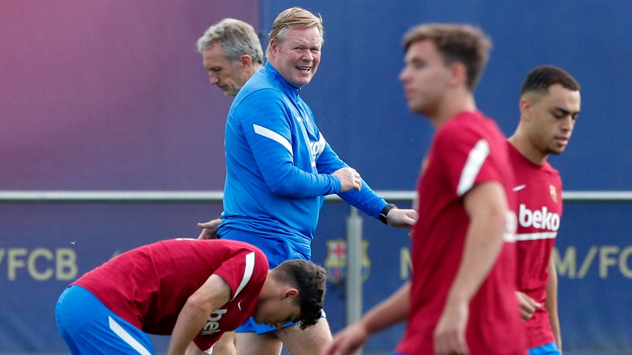 ¿El último entrenamiento de Ronald Koeman al frente del Barcelona?