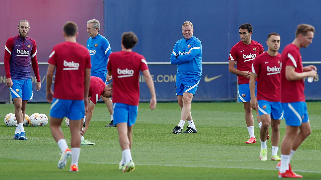 ¿El último entrenamiento de Ronald Koeman al frente del Barcelona?