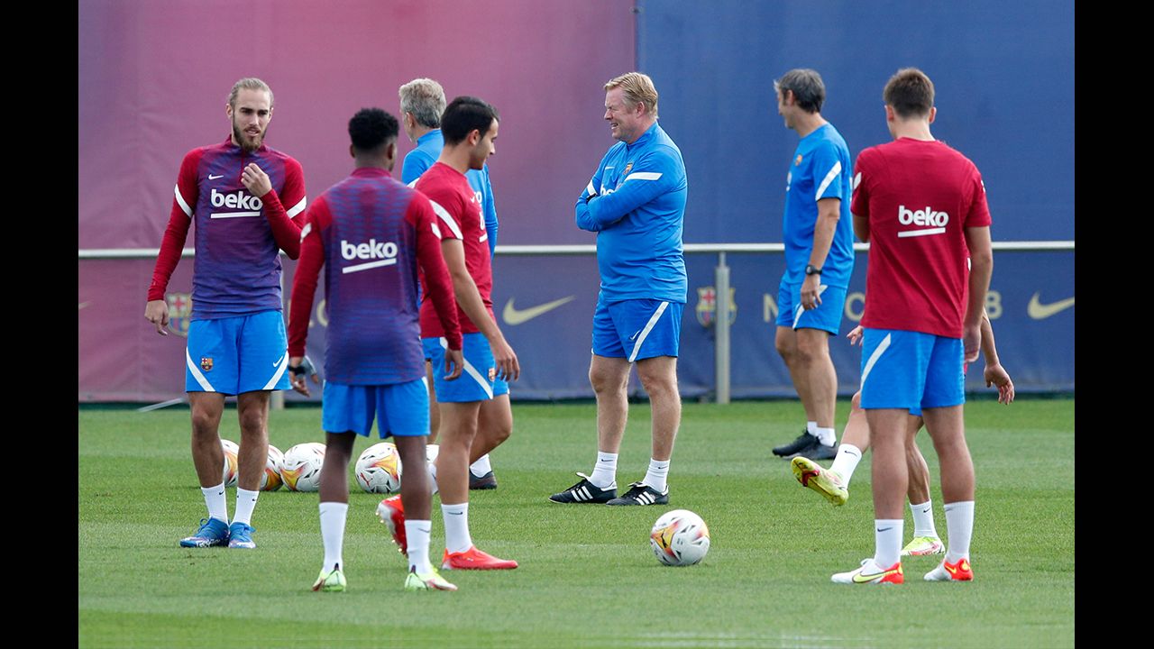 ¿El último entrenamiento de Ronald Koeman al frente del Barcelona?