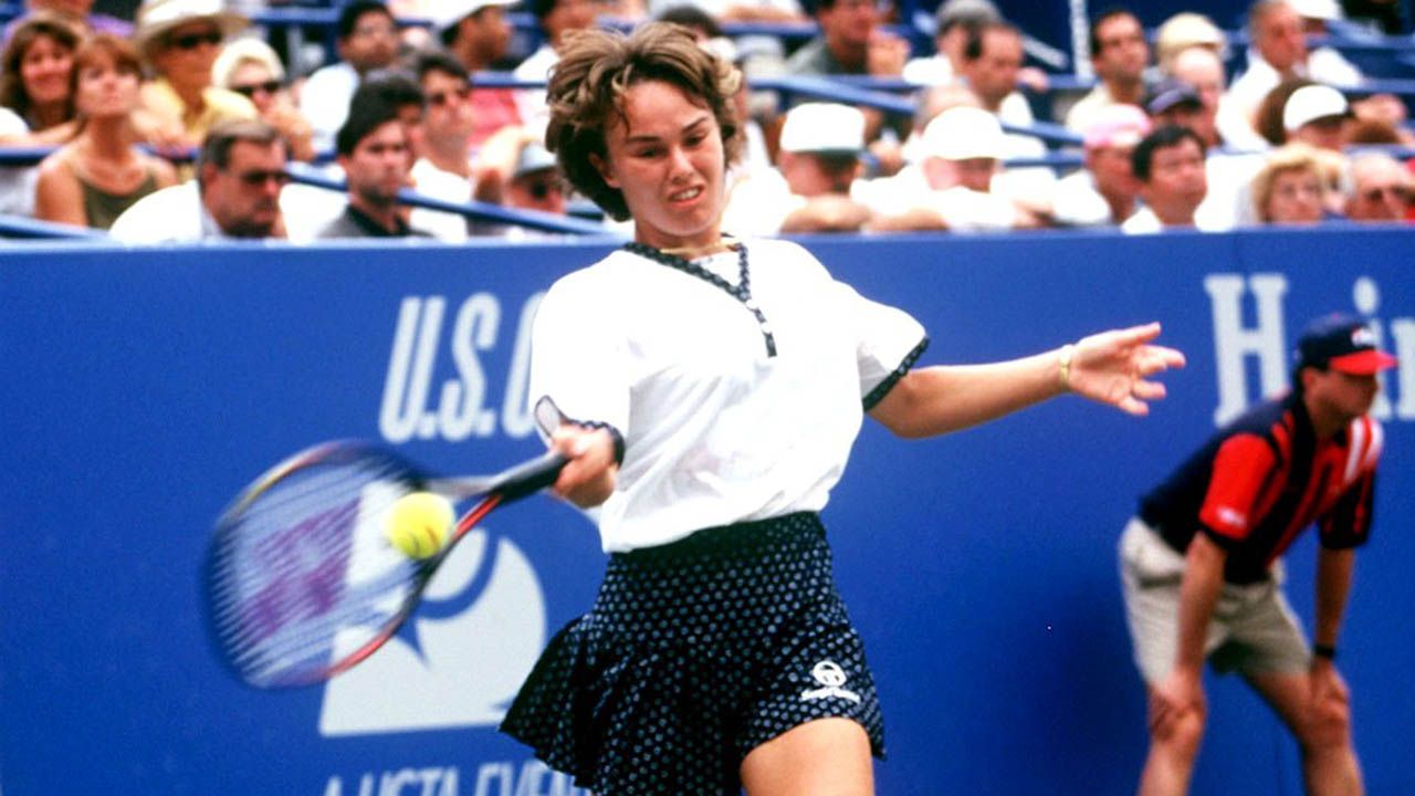 Martina Hingis se perfilaba para ser una de las grandes tenistas de la historia, actualmente está retirada