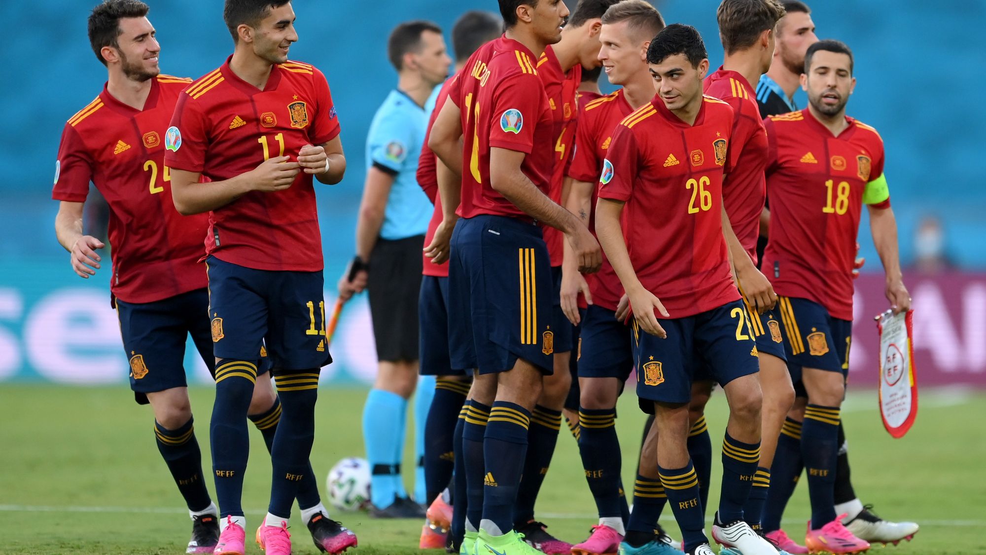 Seis partidos como titular en la Eurocopa con la Selección Española 