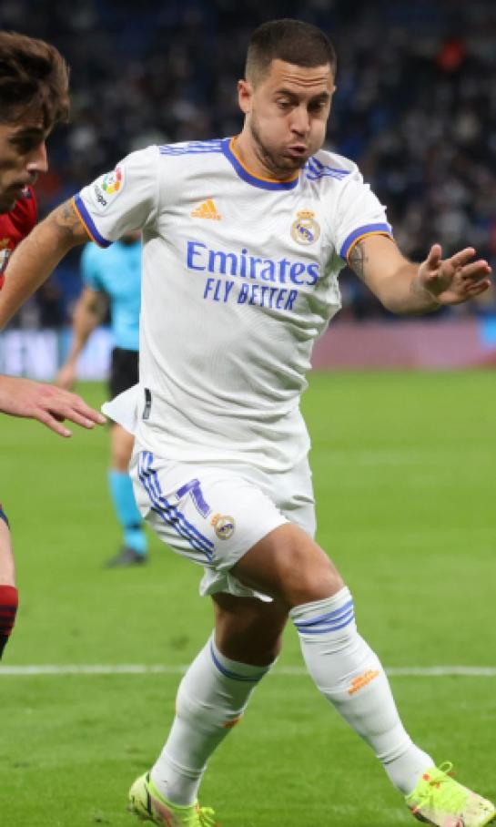 Eden Hazard suma una baja con Real Madrid, no viaja a Moldavia