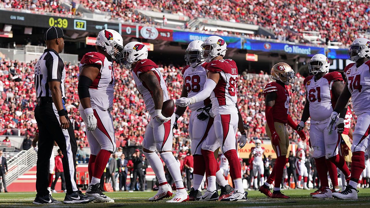 Los Cardinals barrieron a los 49ers en sus enfrentamientos divisionales