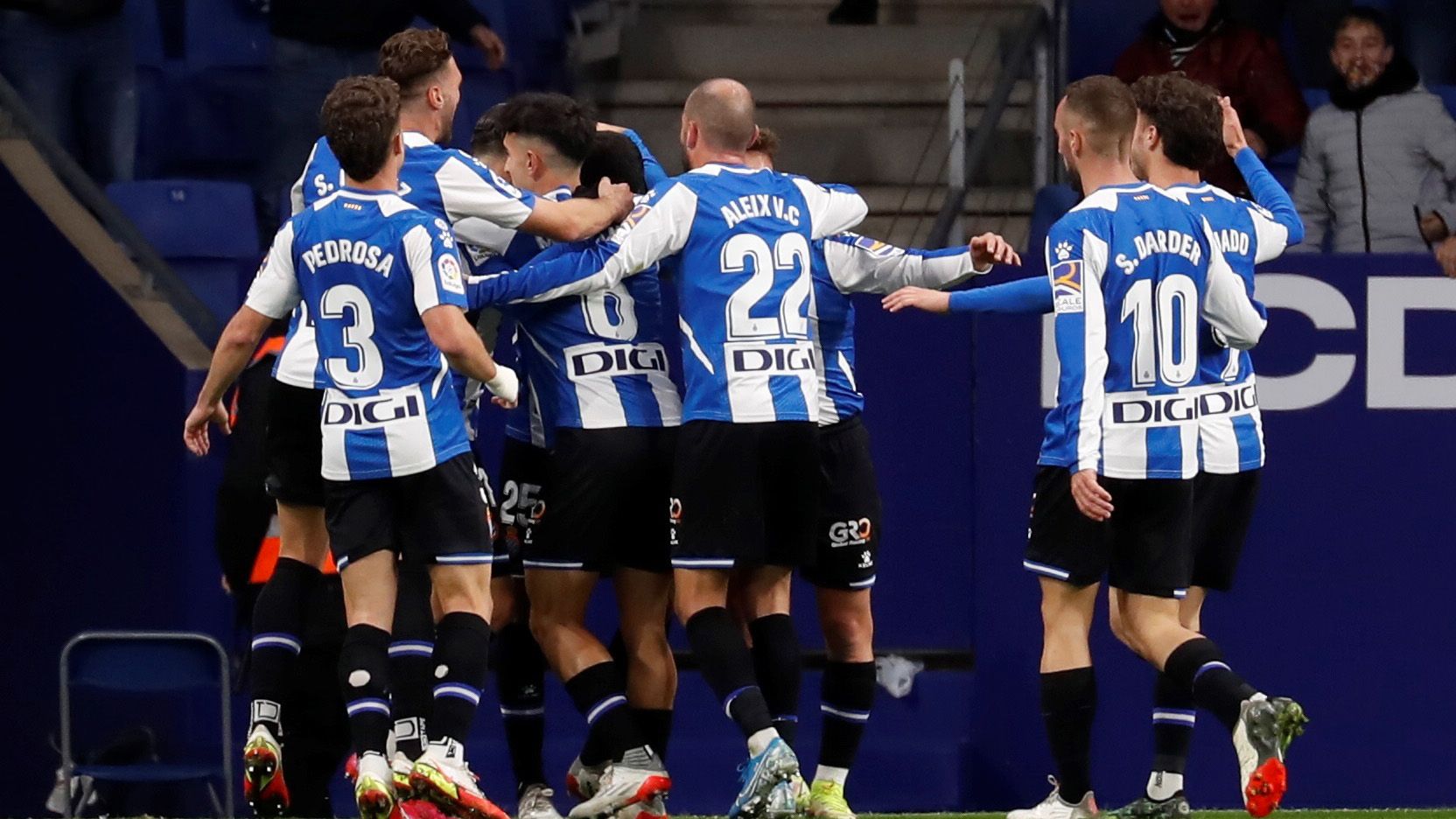 9. Espanyol - 20 puntos 