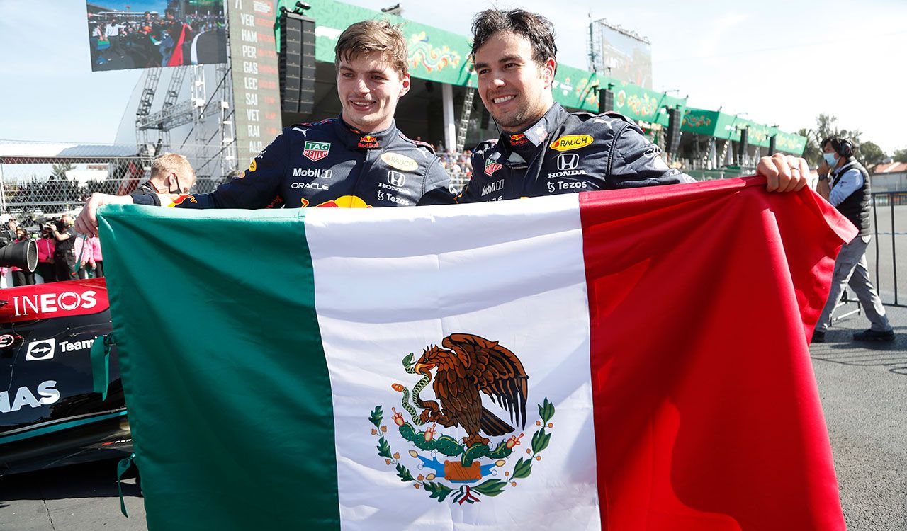 'Checo' Pérez, primer mexicano en subir al podio en el GP de México