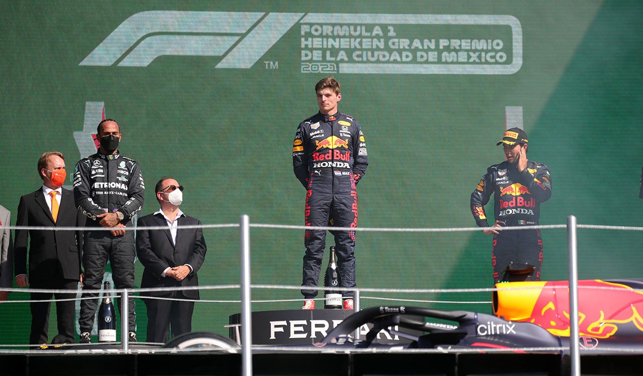 'Checo' Pérez, primer mexicano en subir al podio en el GP de México