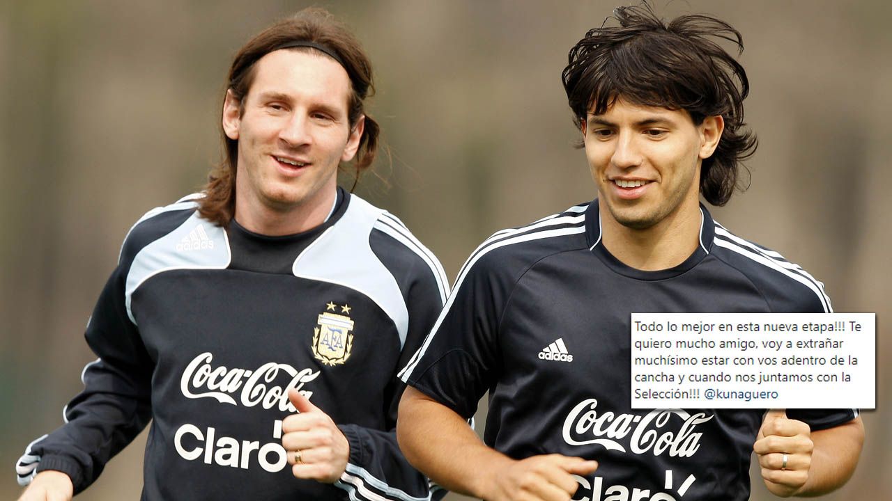 Messi, Di María, De Bruyne y los mensajes de despedida para Sergio 'Kun' Agüero