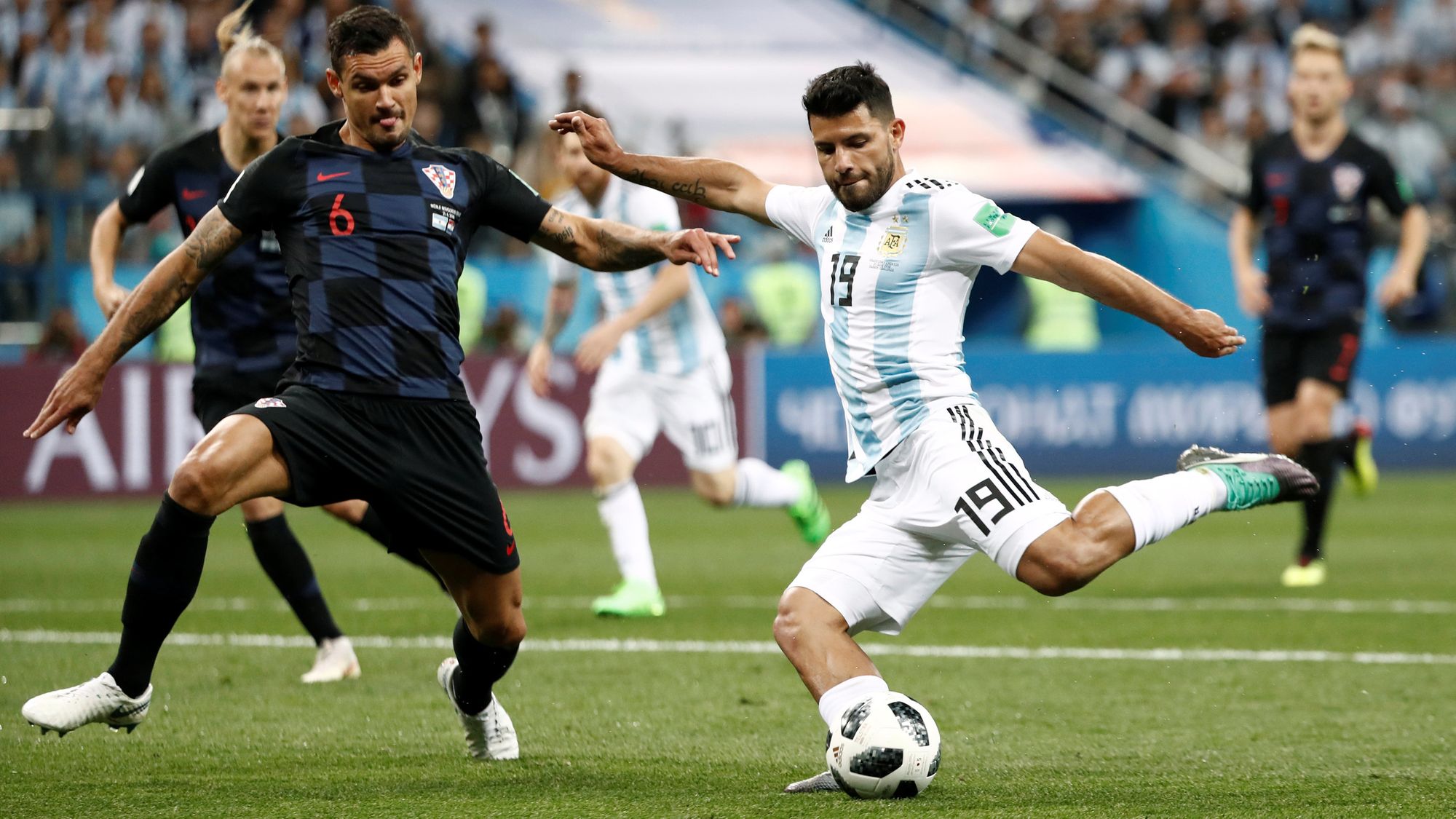 Mundiales con la Selección Argentina: 3 (Sudáfrica 2010, Brasil 2014 y Rusia 2018)