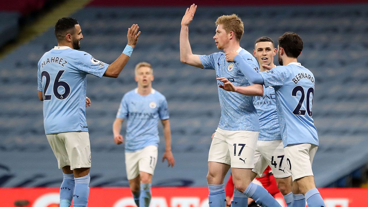 Manchester City vivió un 2021 lleno de triunfos en la Premier League