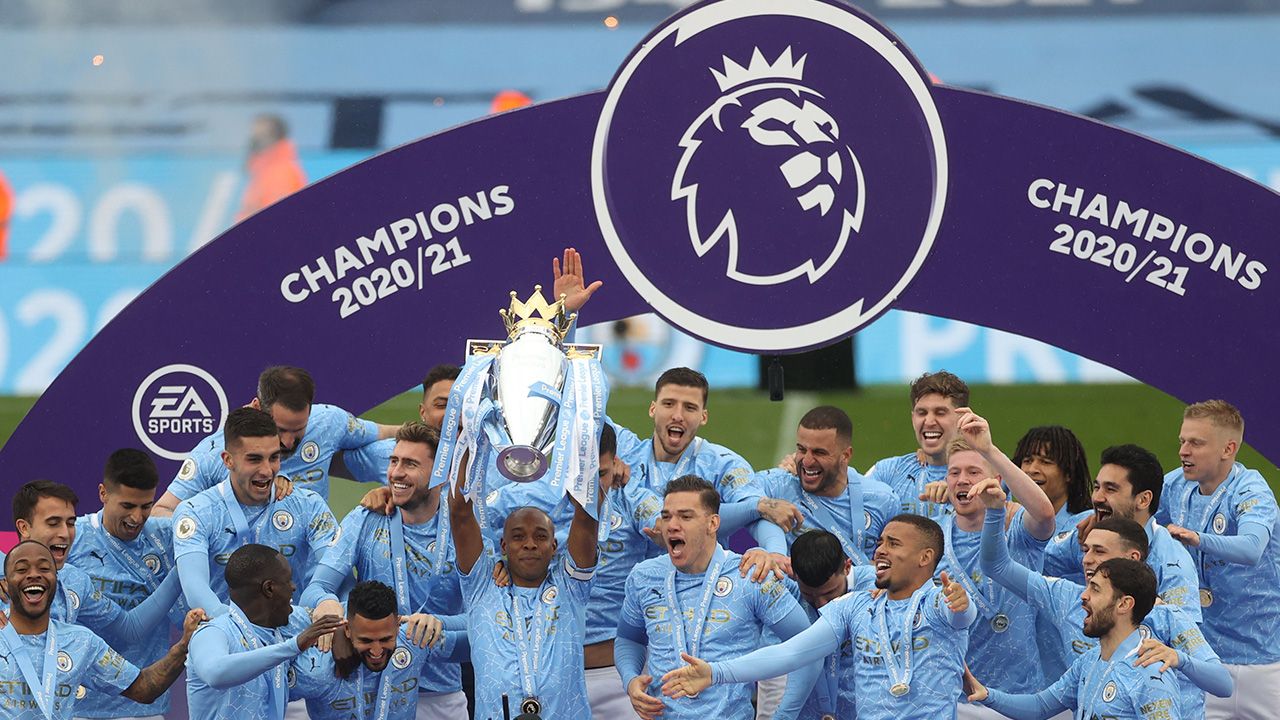Manchester City vivió un 2021 lleno de triunfos en la Premier League