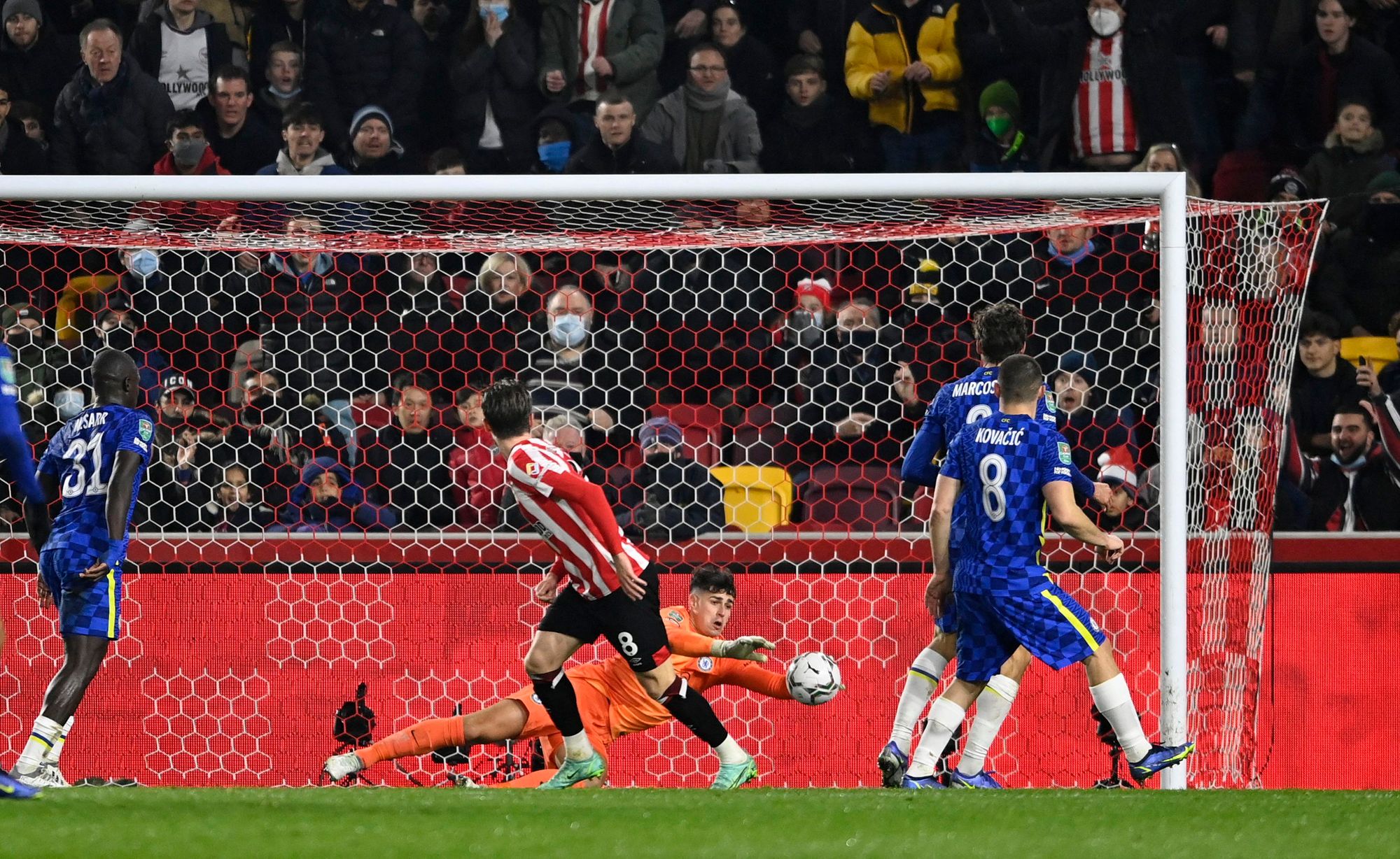 Chelsea sufrió de más para llegar a la semifinal de la Carabao Cup