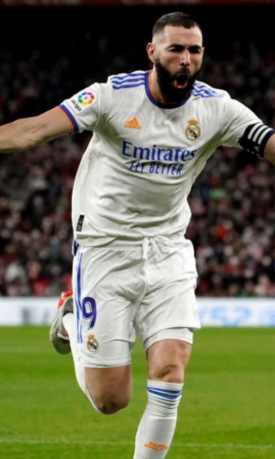 Karim Benzema en modo figura impulsa a Real Madrid en La Liga