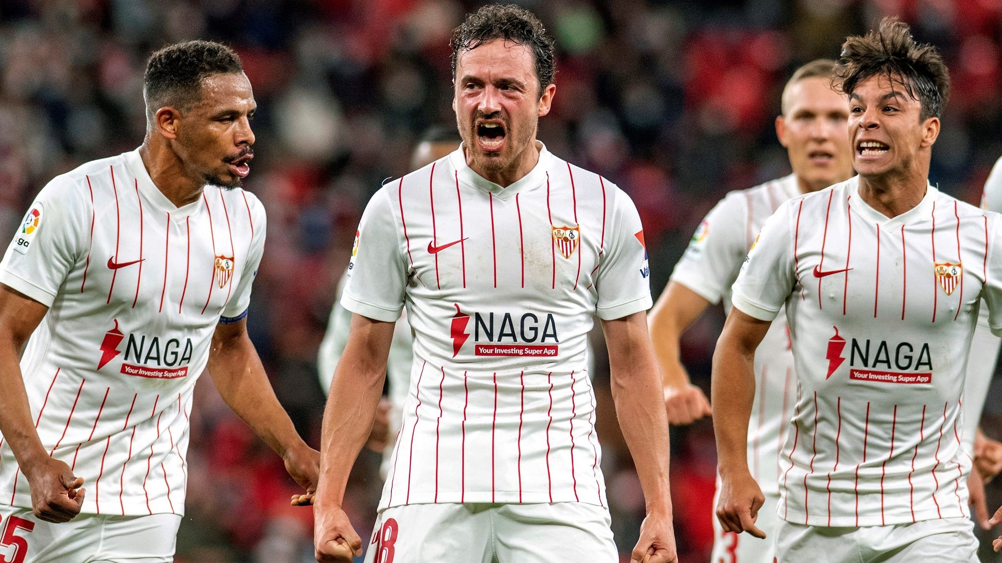 Sevilla aguantó el vendaval del Athletic y aseguró el segundo lugar en La Liga