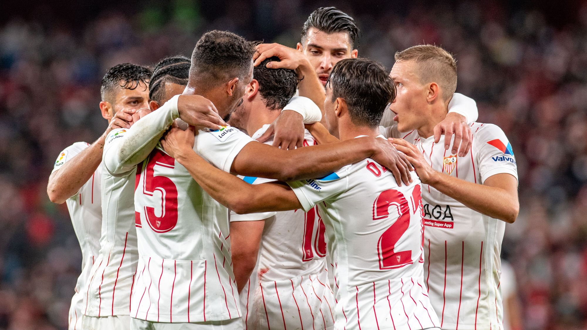 Sevilla aguantó el vendaval del Athletic y aseguró el segundo lugar en La Liga