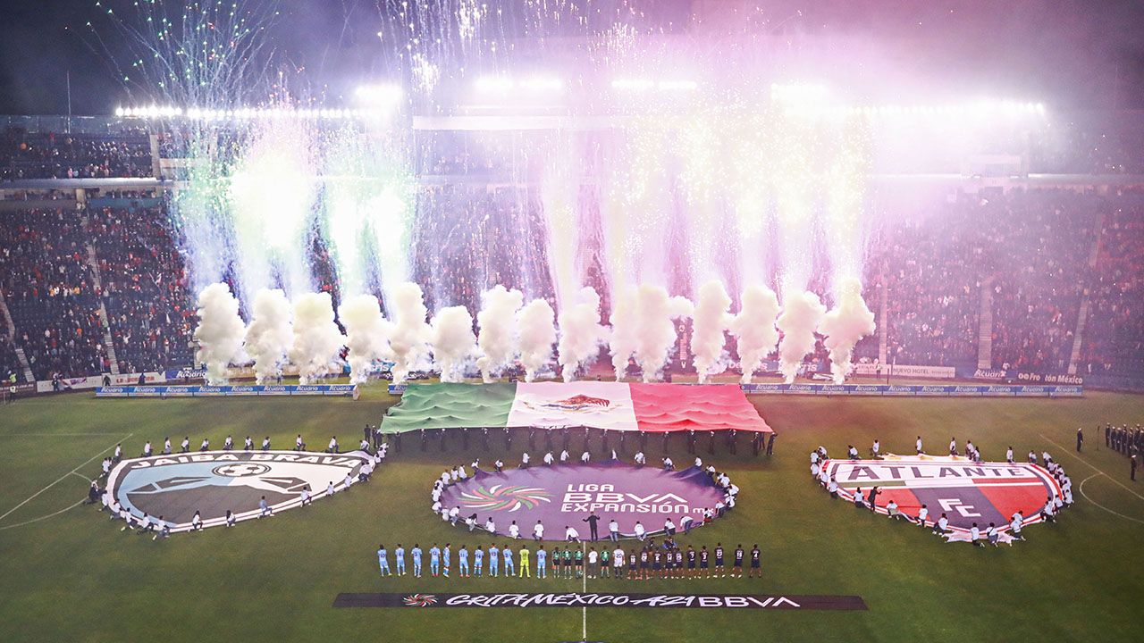 El espectacular escenario de la final de la Liga de Expansión entre Atlante y Tampico Madero El espectacular escenario de la final de la Liga de Expansión entre Atlante y Tampico Madero