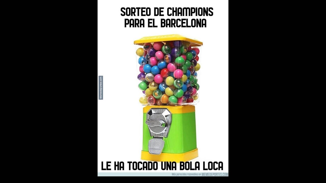 Los memes del sorteo de Champions League, sin piedad de Real Madrid y Barcelona