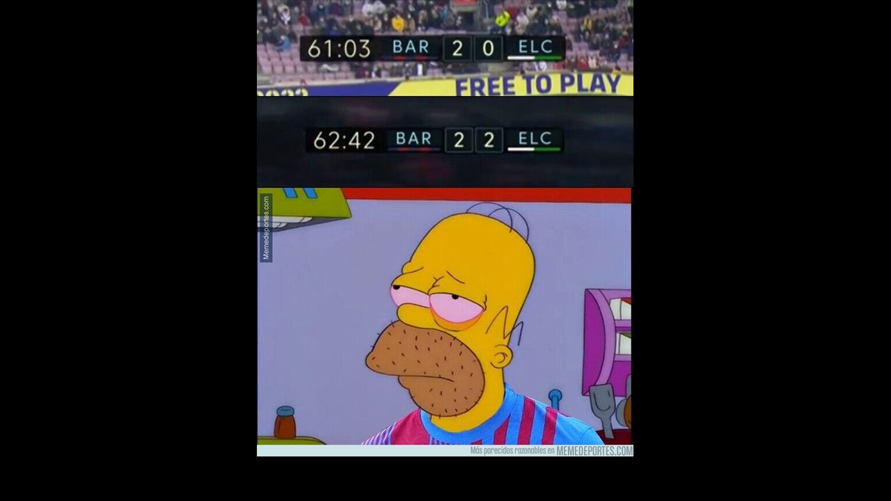 Los chicos del Barcelona y el ‘glorioso’ empate del Real Madrid acapararon los memes