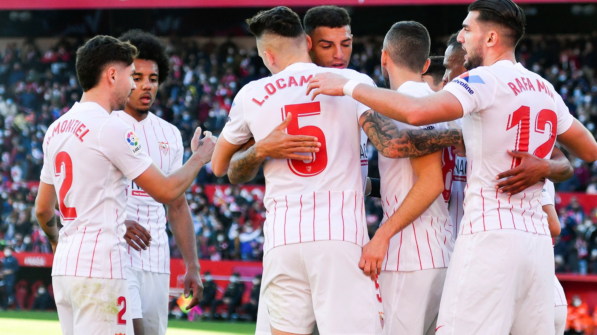 Sevilla con récord histórico de puntos en La Liga y persiguiendo a Real Madrid