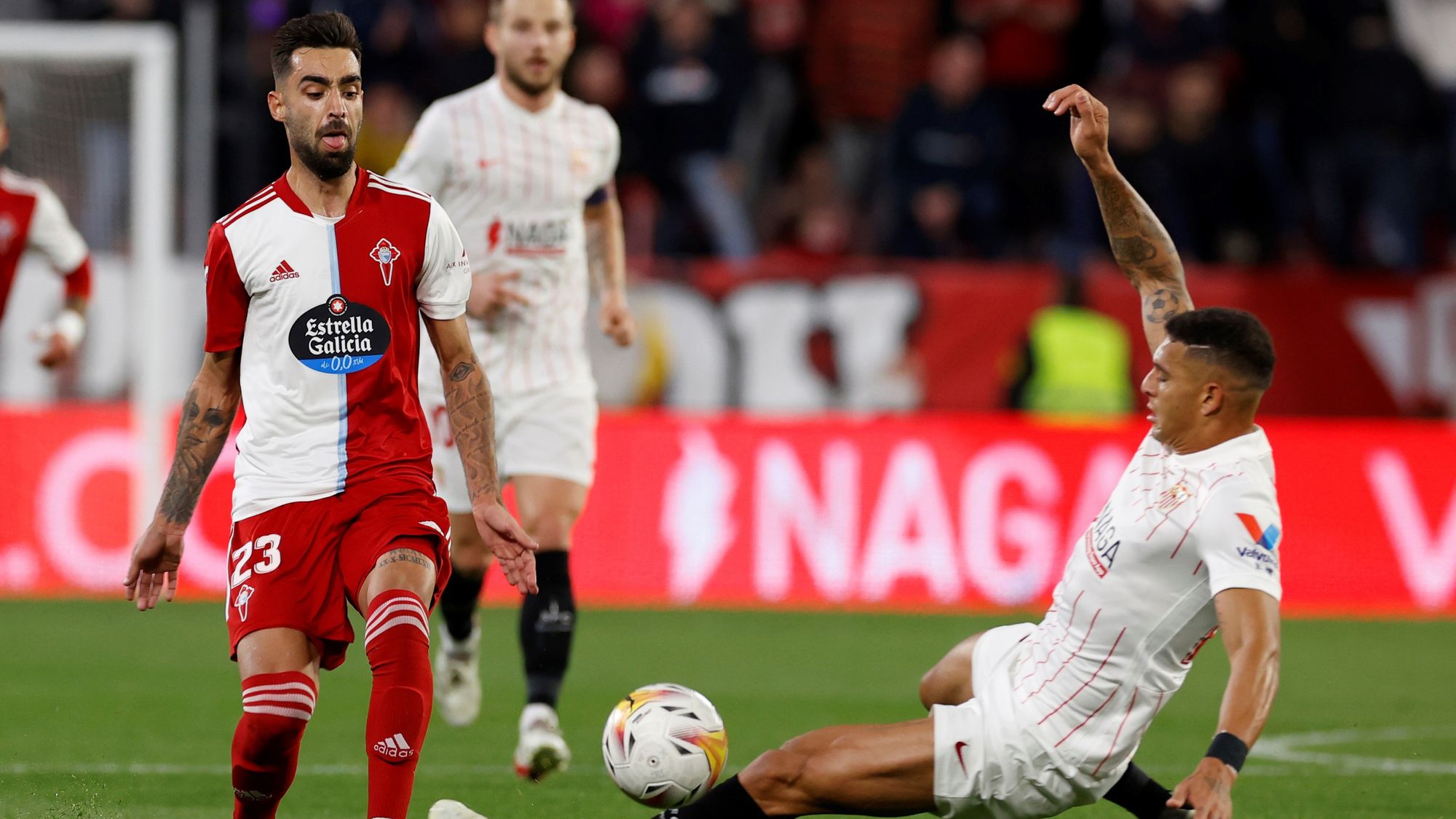 Sevilla y Celta empatan en La Liga; Orbelín Pineda sigue sin debutar