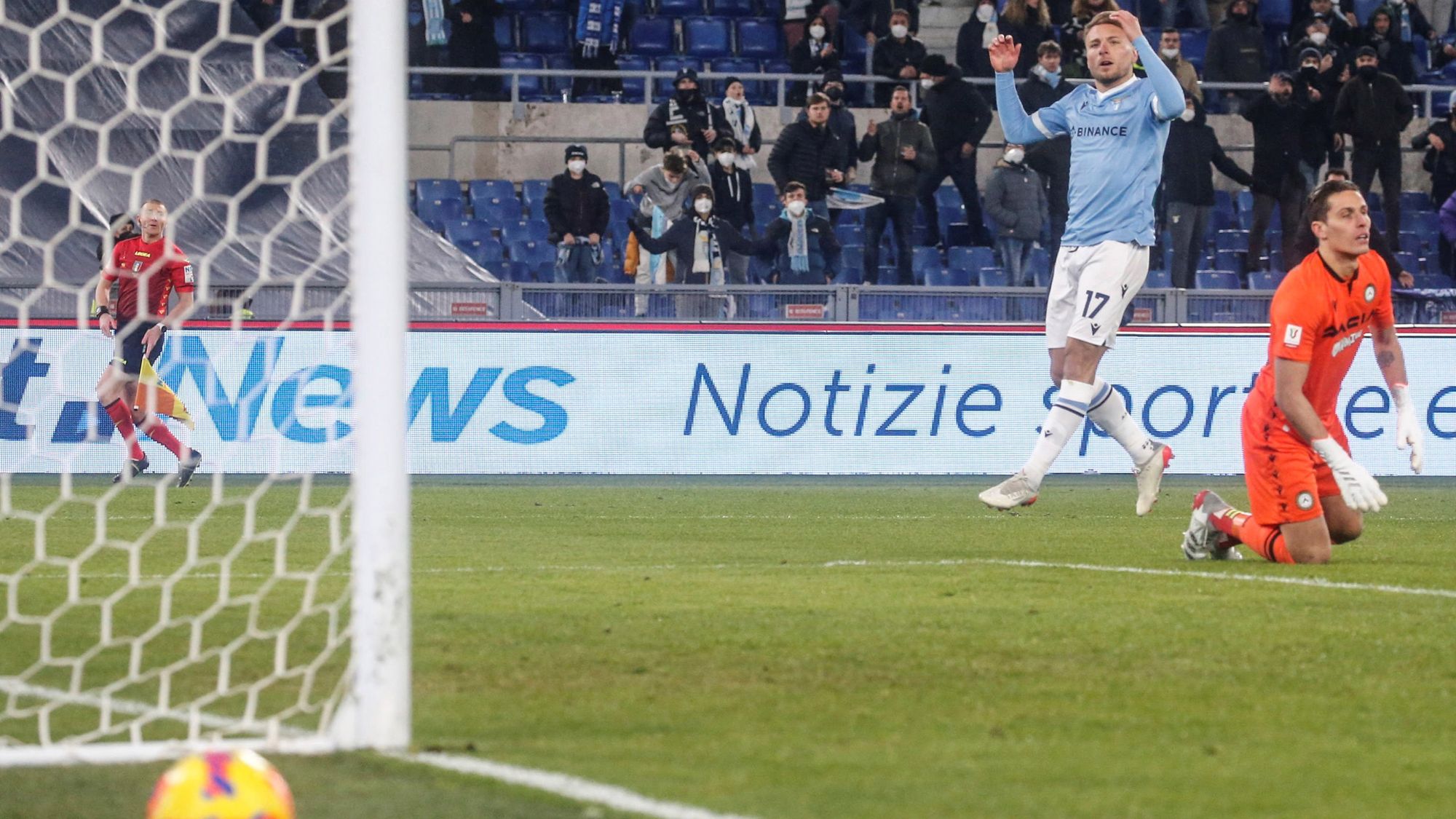 Ciro Immobile reserva un lugar para Lazio en los cuartos de la Coppa Italia