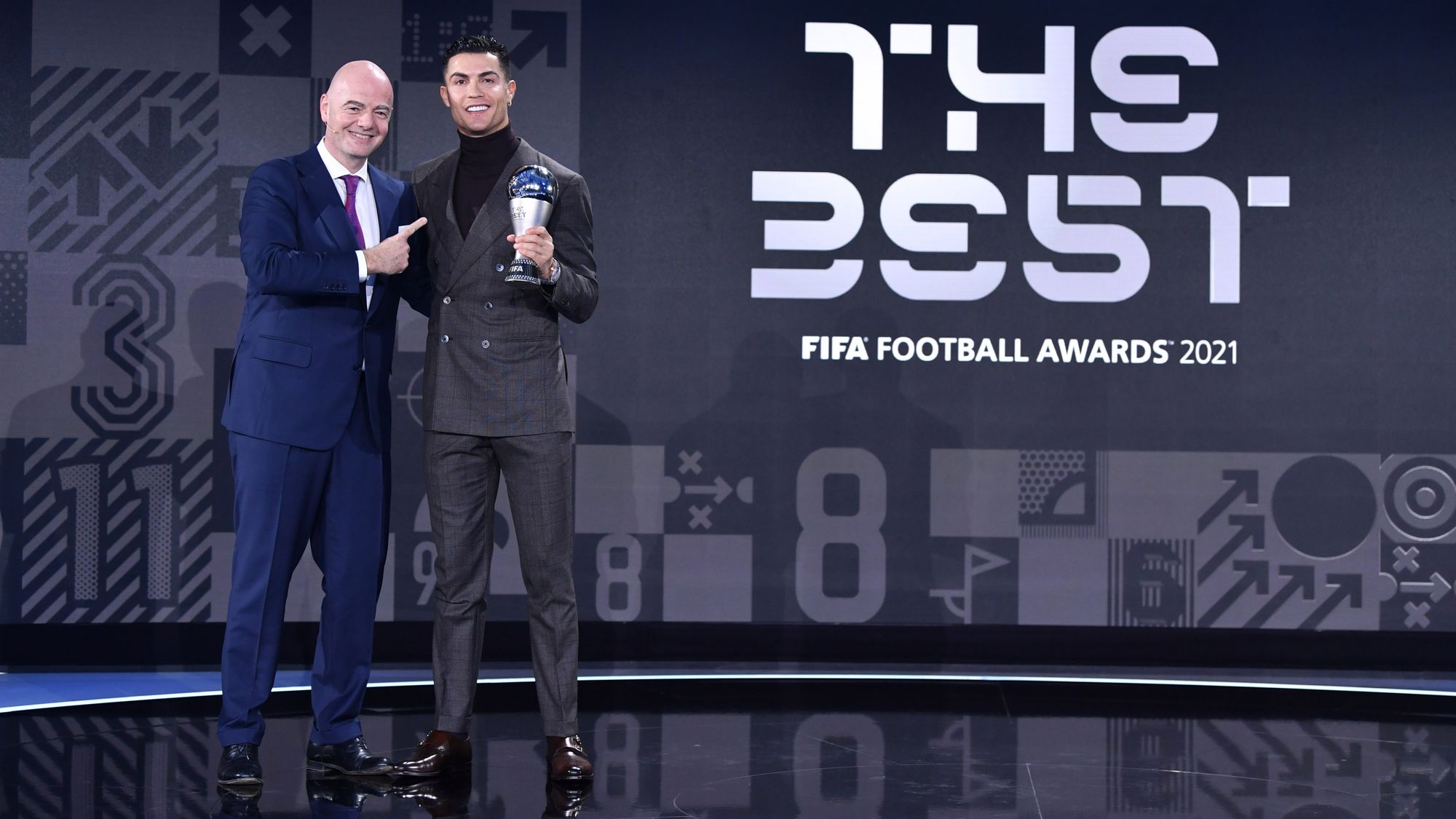 Premio honorífico masculino: Cristiano Ronaldo