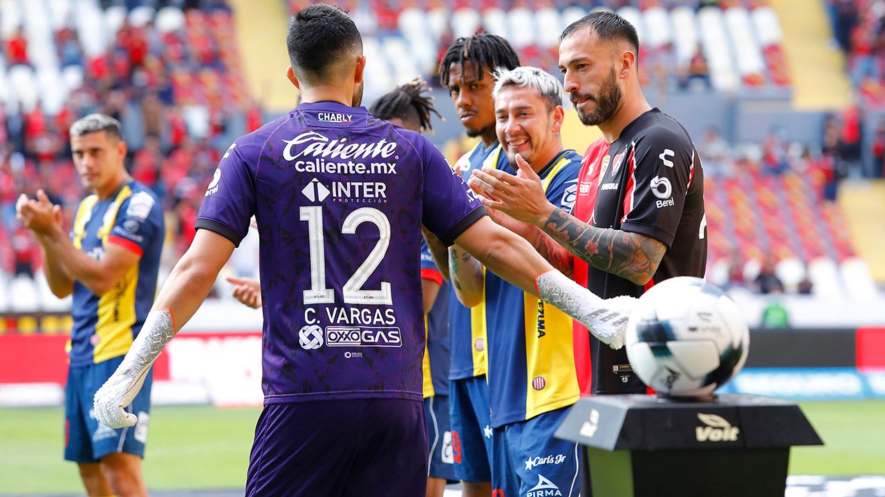 San Luis y el refuerzo rojinegro, Emanuel Aguilera, le hicieron pasillo al Atlas en su presentación para este Clausura 2022