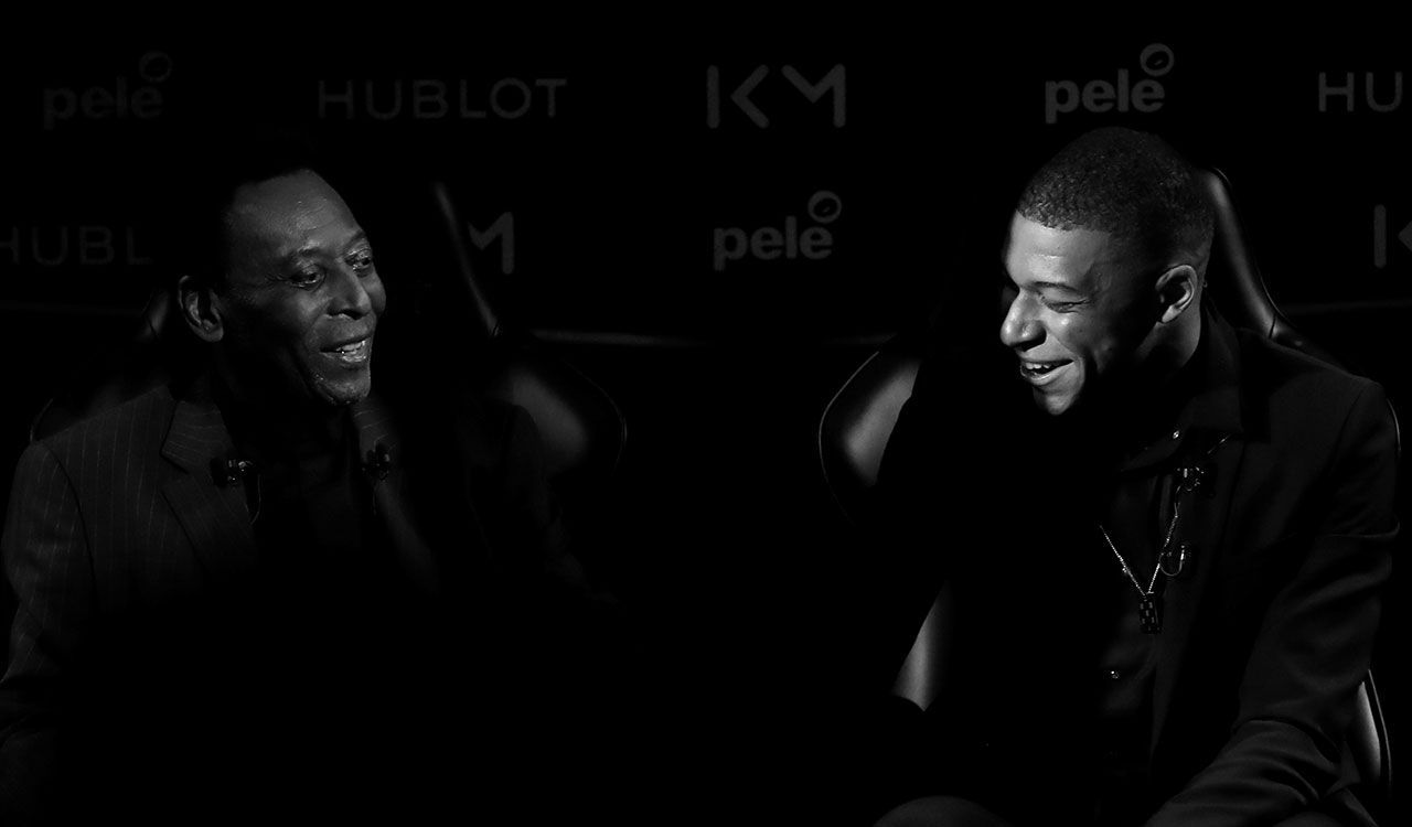 Nostalgia pura: el encuentro entre Kylian Mbappé y Pelé