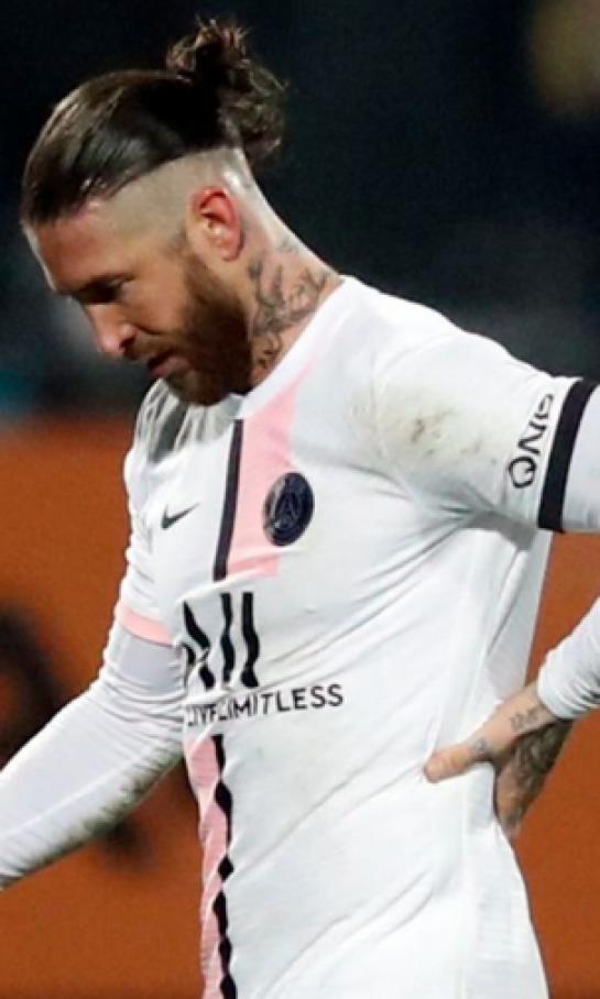 Otra vez, Sergio Ramos sufre problemas musculares en el Paris Saint-Germain