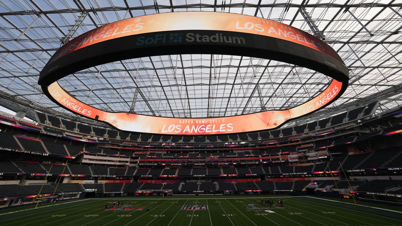 SoFi Stadium está reluciente en espera del Super Bowl 56