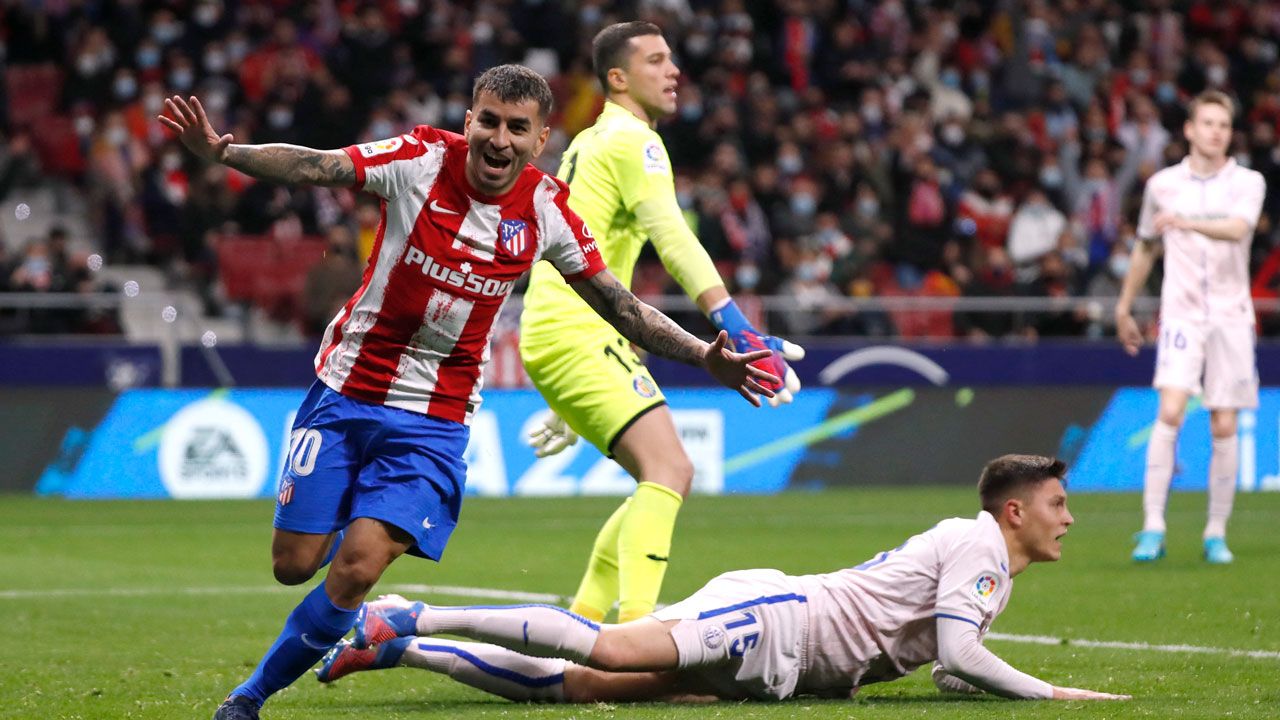 Heroica victoria del Atlético de Madrid sobre Getafe para mantenerse en La Liga