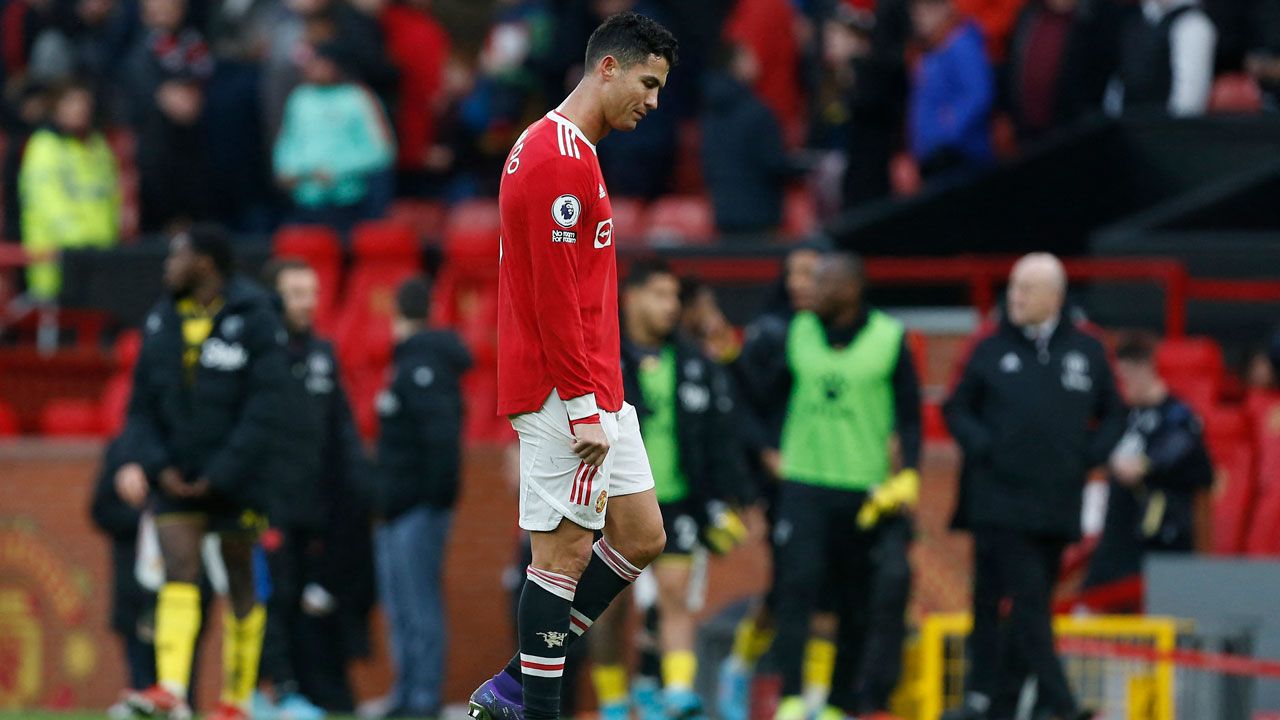 Cristiano Ronaldo y Manchester United sufren ante Watford en la Premier League
