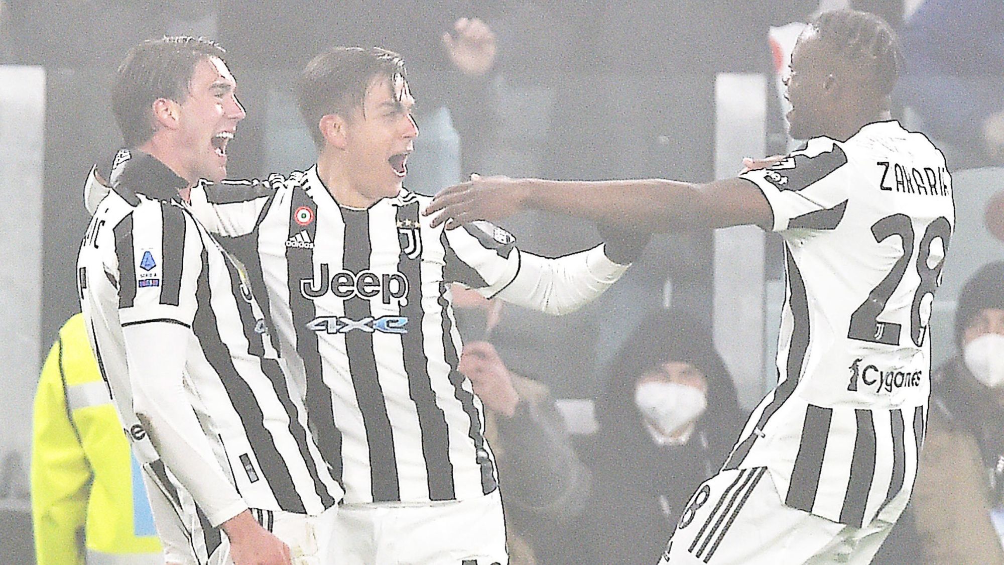 Dusan Vlahovic y Denis Zakaria ya dan puntos a Juventus en la Serie A