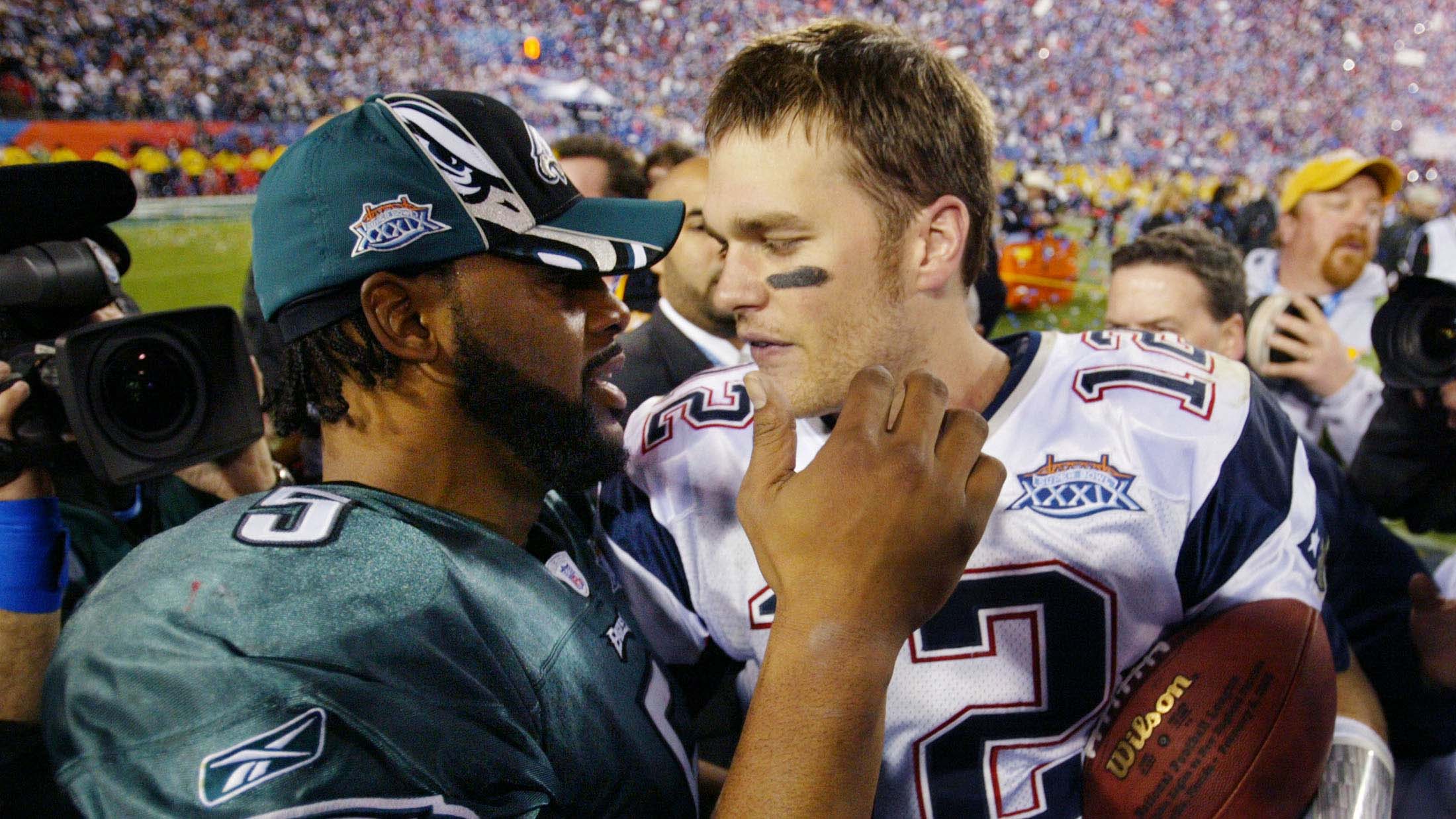 Super Bowl XXXIX (2005). Patriots 24-21 Eagles