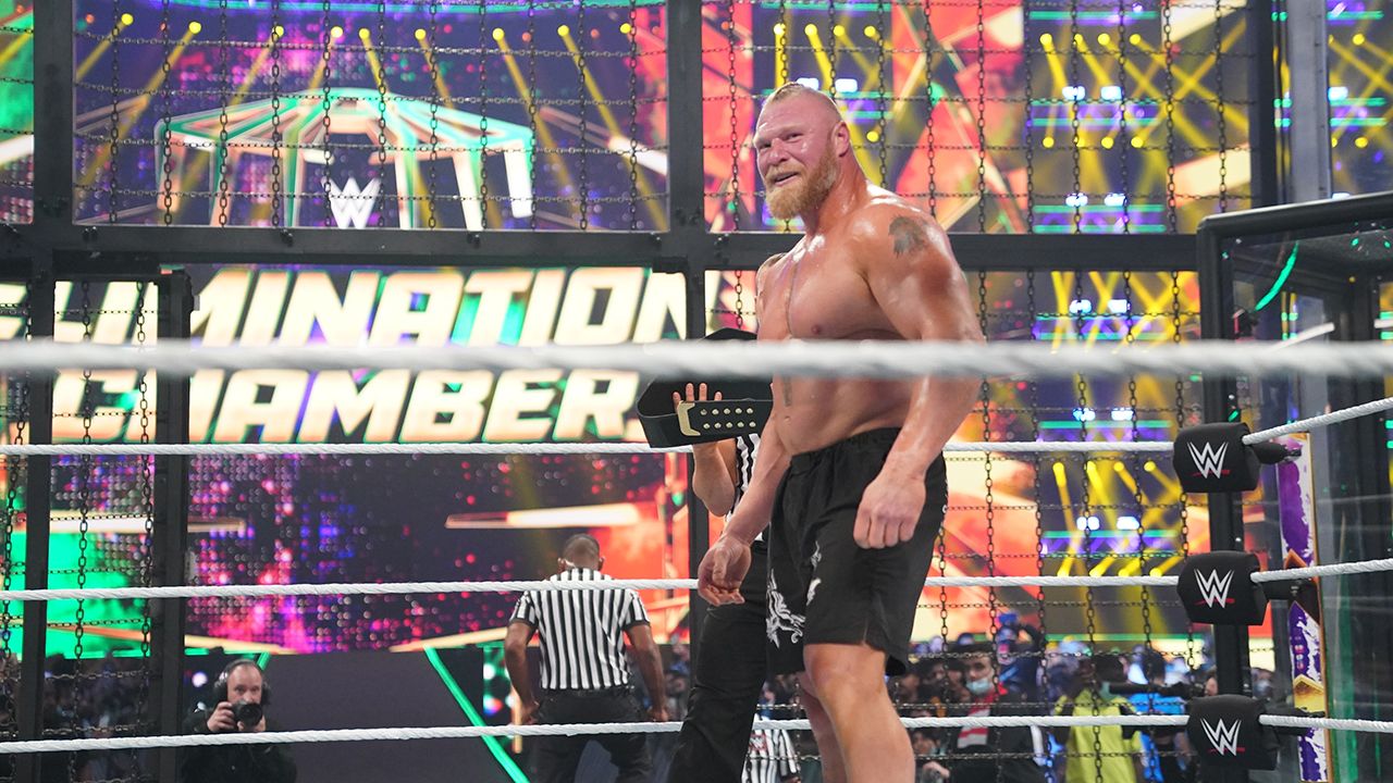 Para Brock Lesnar el título de WWE en Elimination Chamber