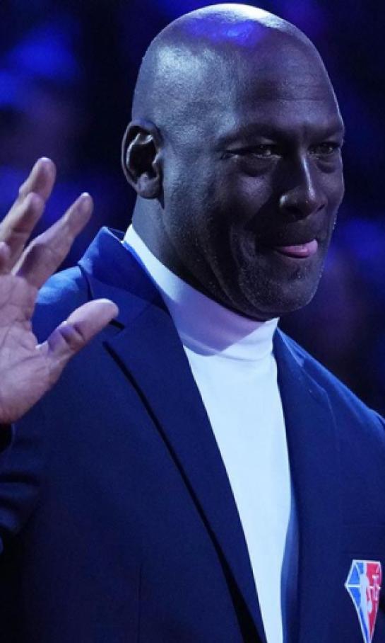 Michael Jordan sí llegó a la presentación del equipo del 75 aniversario de la NBA