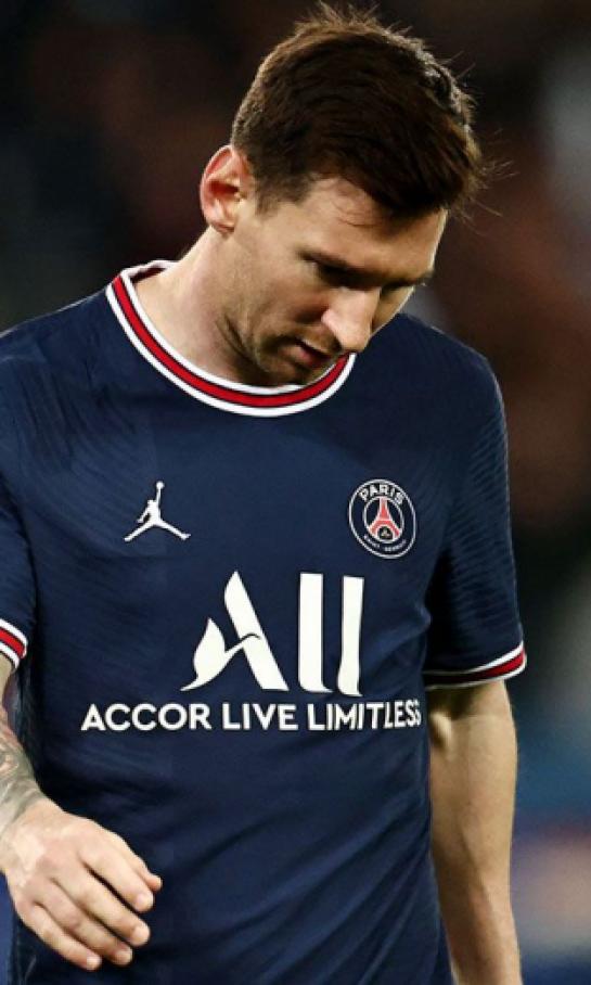 Lionel Messi no es feliz en el Paris Saint-Germain