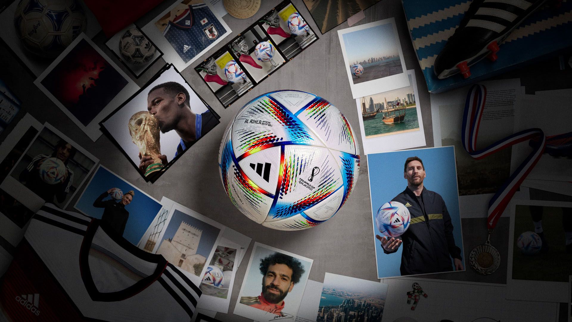 Al Rihla, un colorido balón para Qatar 2022