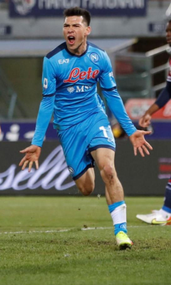 Napoli recupera a ‘Chucky’ Lozano para el juego contra Milan de Serie A