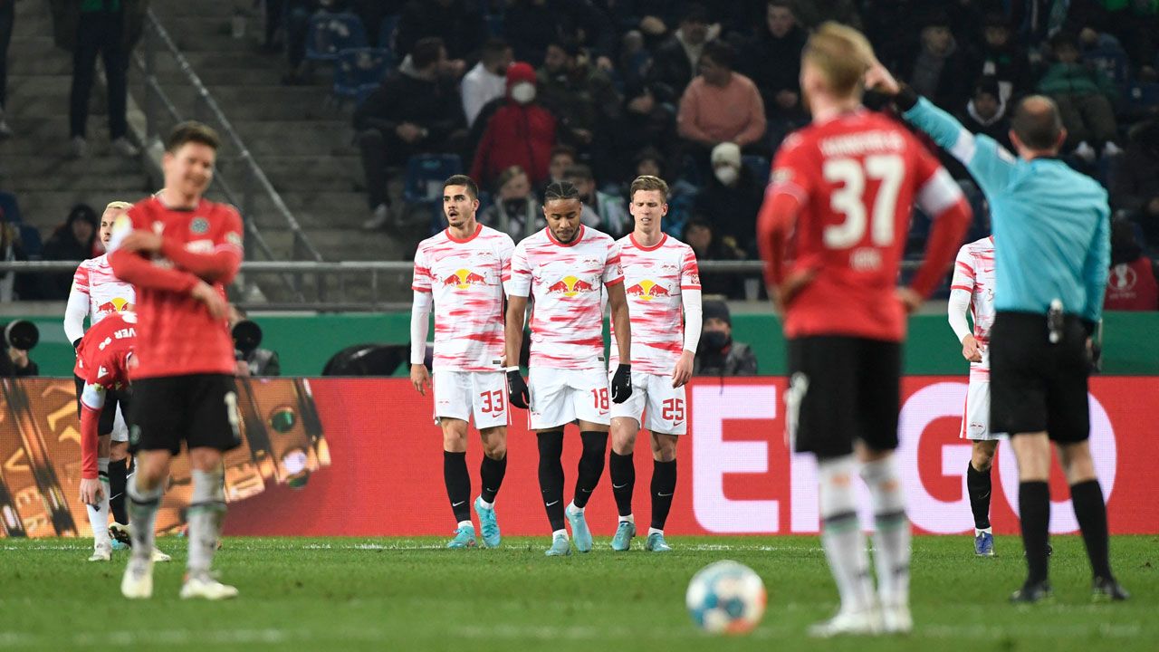 RB Leipzig cumple con el trámite y avanza a semifinales de la Pokal