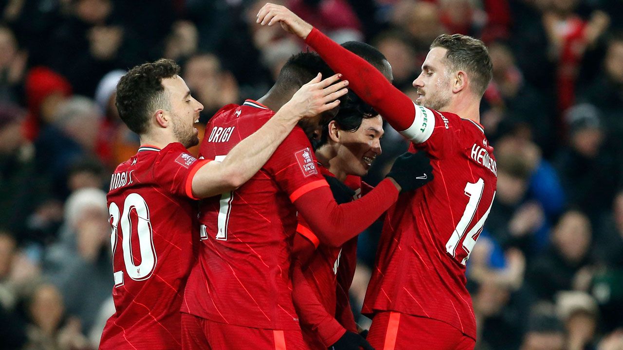 Liverpool no falta a la cita en cuartos de final de la FA Cup