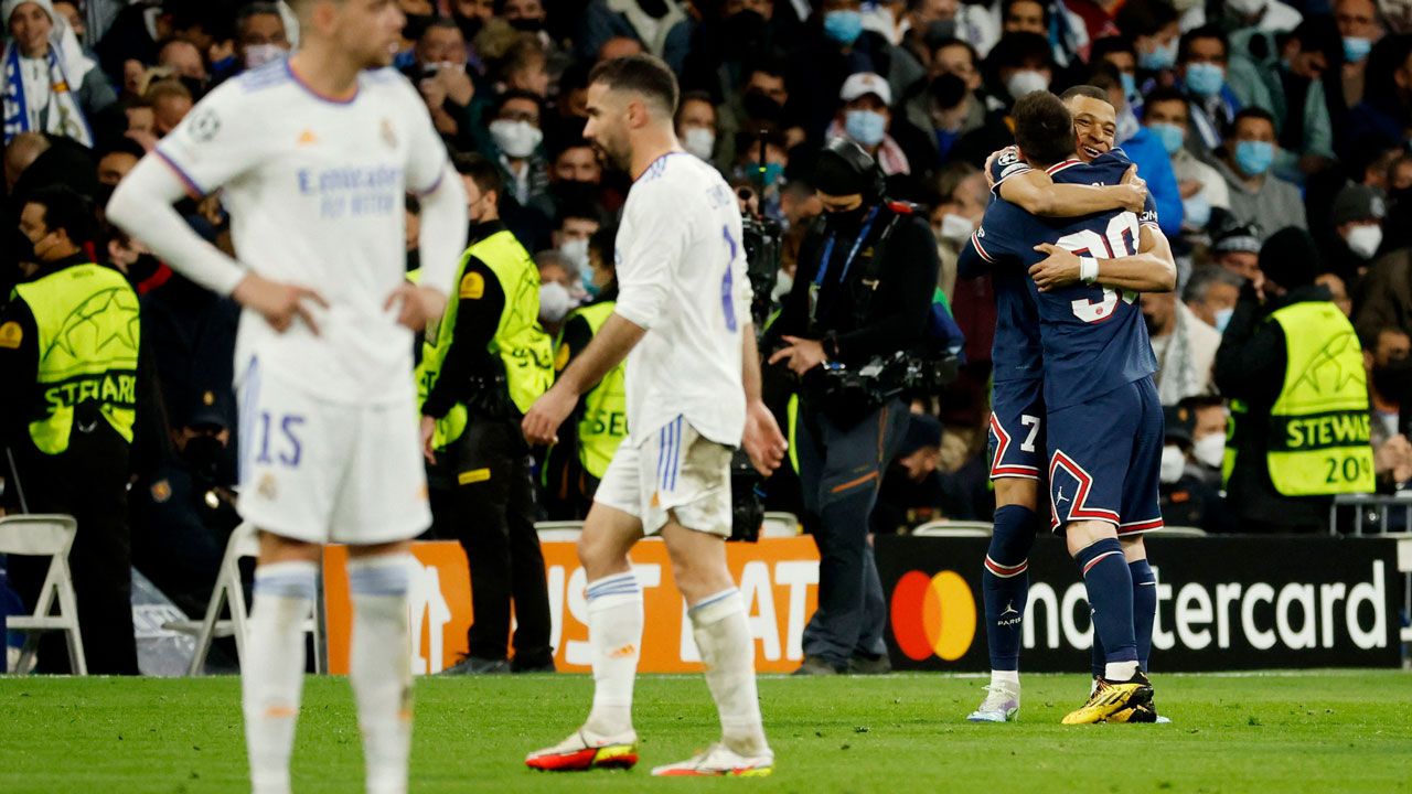 Kylian Mbappé marcó un gol de récord ante Real Madrid en la Champions League