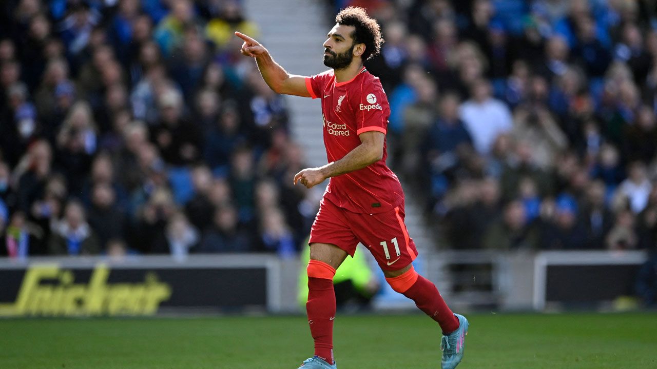 Gol histórico de Mohamed Salah en la Premier League con Liverpool